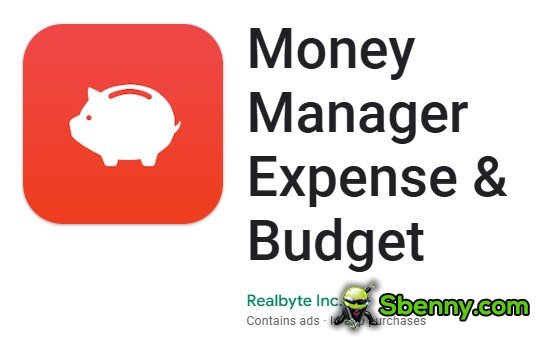 money manager expense and budget