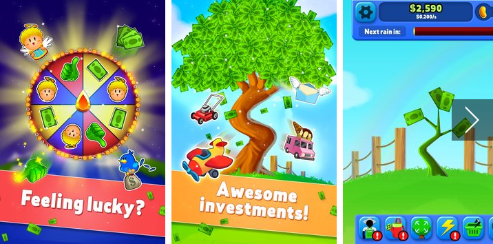 money tree free clicker game MOD APK Android