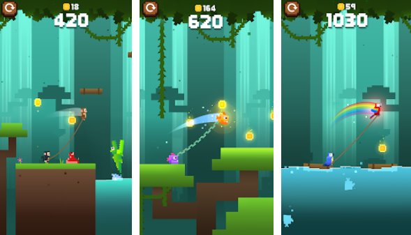 Gameplay screenshot from monkey ropes for Android