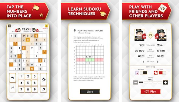 Gameplay screenshot from monopoly sudoku complete puzzles and own it all for Android