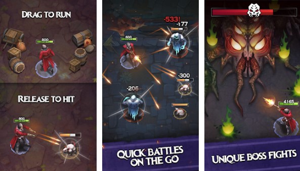 Gameplay screenshot from monster killer pro assassin archer hero shooter for Android