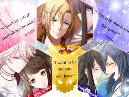 Gameplay screenshot from monster s first love otome dating sim games for Android