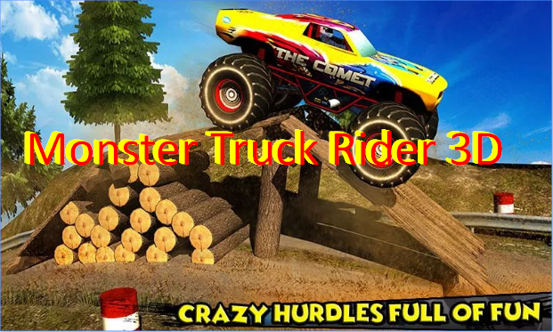 Monster-Truck-Fahrer 3d