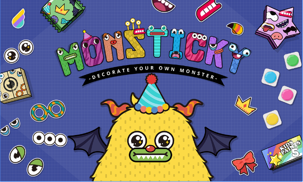 monsticky decorate monsters