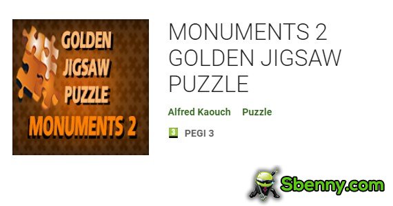 Denkmäler 2 goldenes Jingsan-Puzzle