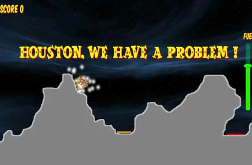 Gameplay screenshot from moon lander pro for Android