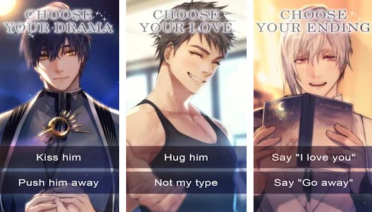 Gameplay screenshot from moonlight wishes romance you choose for Android