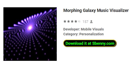 versione premium di morphing galaxy music visualizer