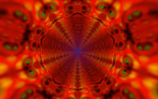 Gameplay screenshot from morphing tunnels visualizer for Android