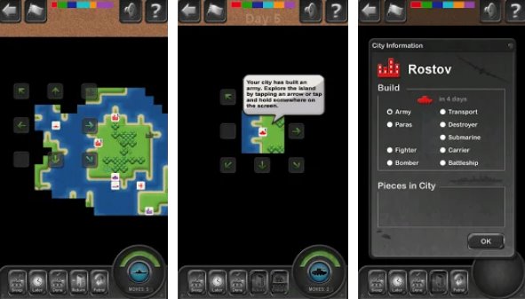 Gameplay screenshot from mother of all battles for Android