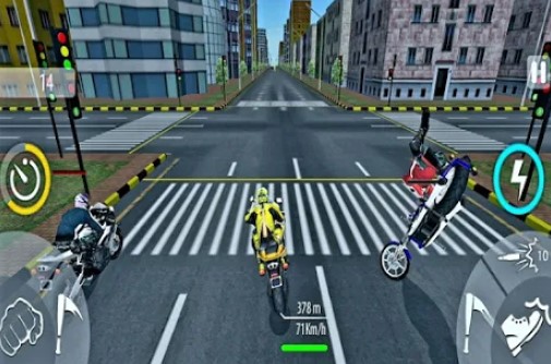 moto bike lövöldözős kerékpárverseny játékok MOD APK Android
