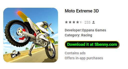 moto extrême 3d