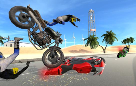 Gameplay screenshot from moto extreme 3d for Android