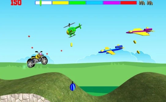 Gameplay screenshot from motorcycle madness pro for Android