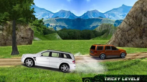 Gameplay screenshot from mountain car drive for Android