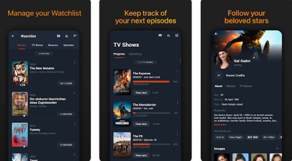 Gameplay screenshot from moviebase movies and tv tracker for Android