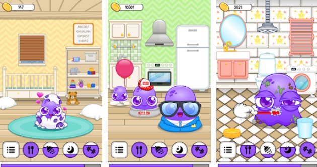 Gameplay screenshot from moy 6 the vrtual pet game for Android
