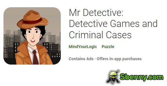 señor detective juegos de detectives y casos penales