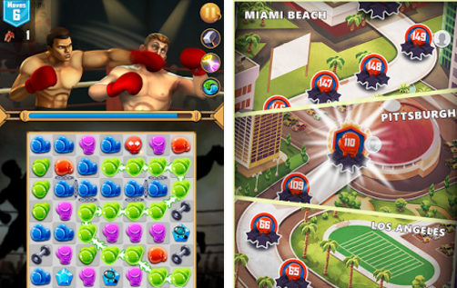 Gameplay screenshot from muhammad ali puzzle king for Android