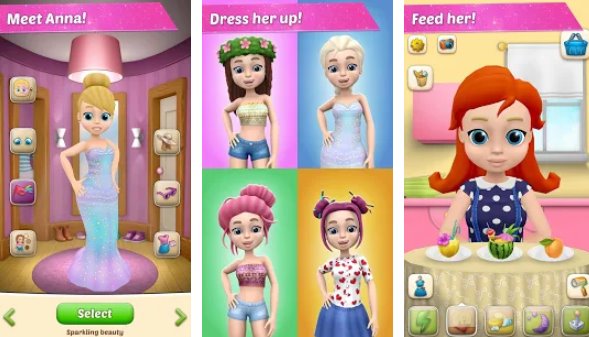 Gameplay screenshot from my best friend anna for Android