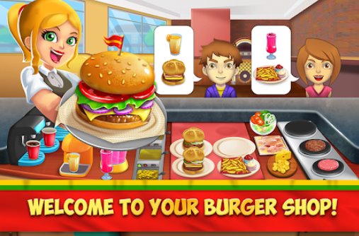 il-ħanut tiegħi tal-burger 2 logħba tar-ristoranti tal-fast food MOD APK Android