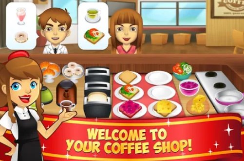 my coffee shop coffeehouse management game MOD APK Android