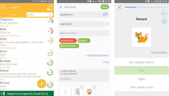 Gameplay screenshot from my dictionary polyglot pro for Android