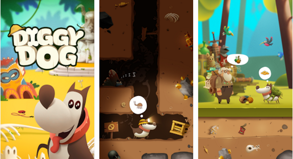 Gameplay screenshot from my diggy dog for Android