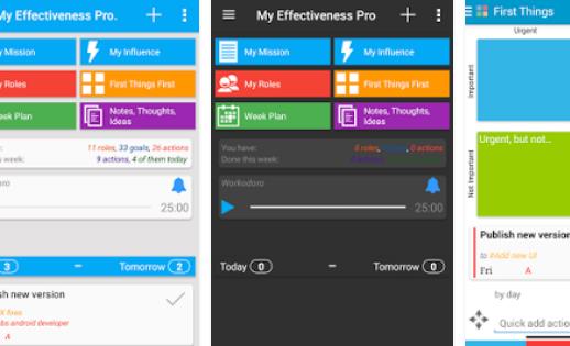 Gameplay screenshot from my effectiveness to do tasks for Android