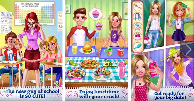 Gameplay screenshot from my first crush for Android