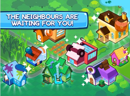 Gameplay screenshot from my girl s town design and decorate cute houses for Android