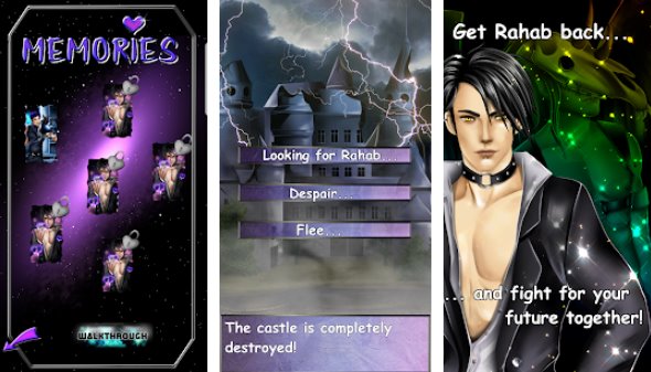 Gameplay screenshot from my hero s love rahab virtual love story for Android