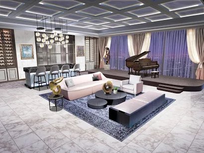 Gameplay screenshot from my home design luxury interiors for Android