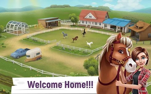 Gameplay screenshot from my horse stories for Android