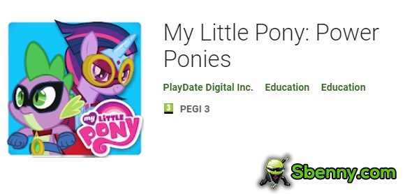 my little pony power ponies