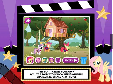 Gameplay screenshot from my little pony story creator for Android