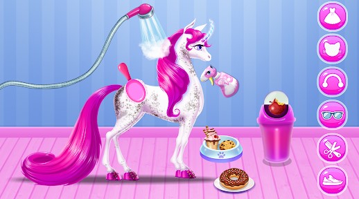 Gameplay screenshot from my little unicorn magic horse for Android