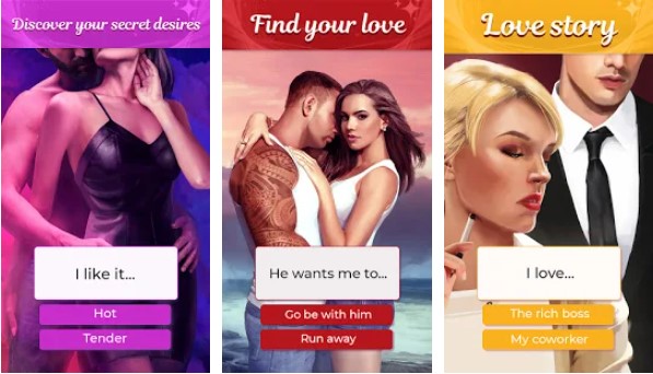 Gameplay screenshot from my love story romance club for Android