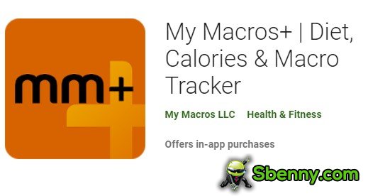 mi rastreador de macro y calorías de dieta macrosplus