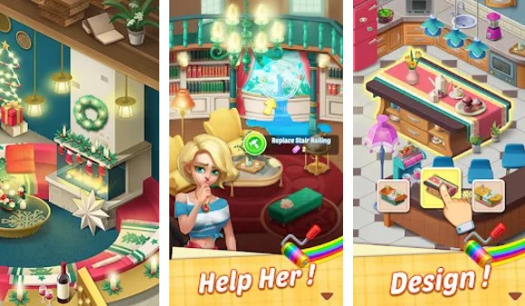 Gameplay screenshot from my mansion design your home for Android