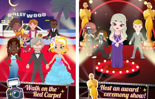 Gameplay screenshot from my movie star studio hollywood dreams and glam for Android