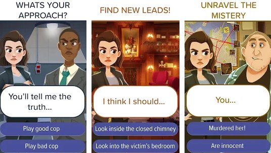 Gameplay screenshot from my original stories for Android