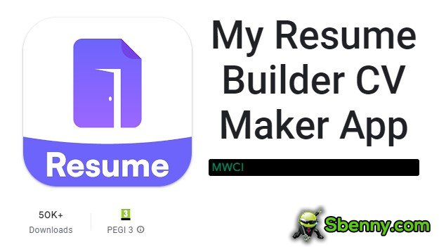 my resume builder cv maker app