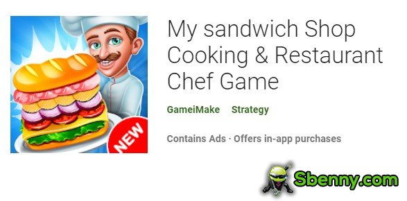 minha sanduicheria e jogo de chef de restaurante