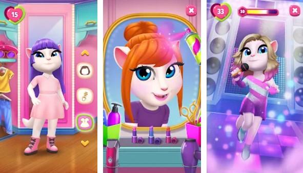 Gameplay screenshot from my talking angela2 for Android