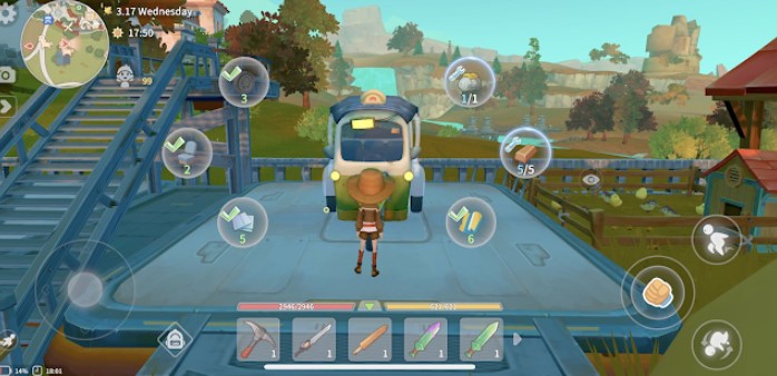 Gameplay screenshot from my time at portia for Android