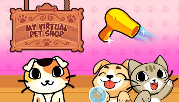 meine virtuelle Tierhandlung süße Tierpflege Spiel