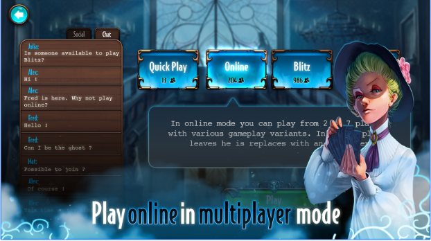 Gameplay screenshot from mysterium a psychic clue game for Android