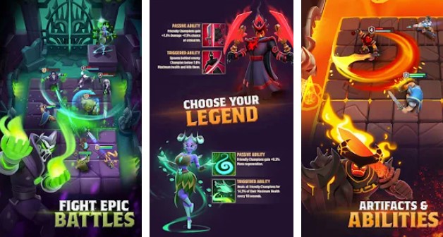 Gameplay screenshot from mythic legends for Android