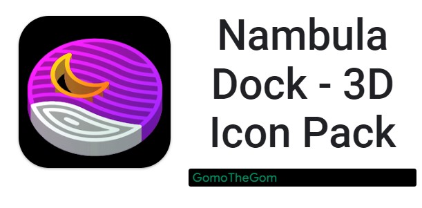 pack d'icônes 3d nambula dock